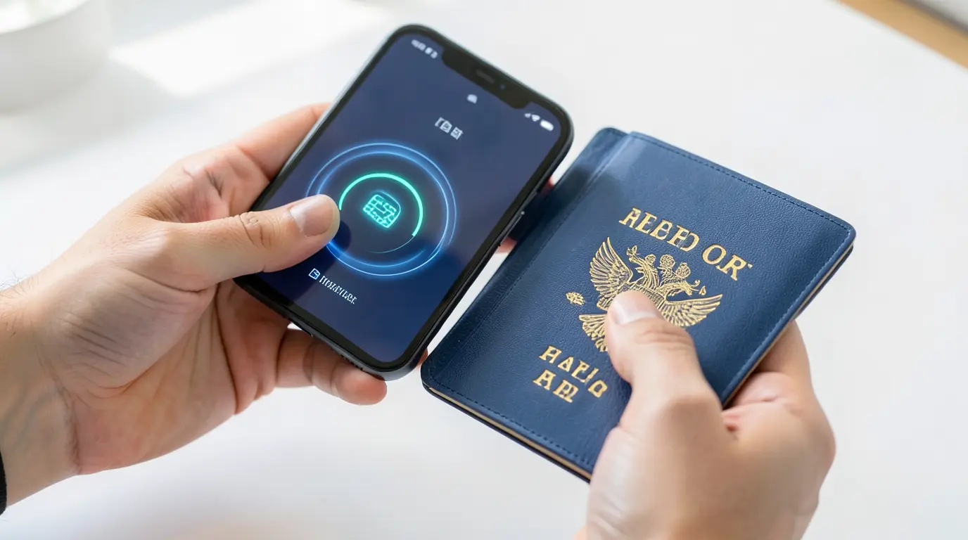스마트폰으로 여권 NFC 칩 스캔하는 방법